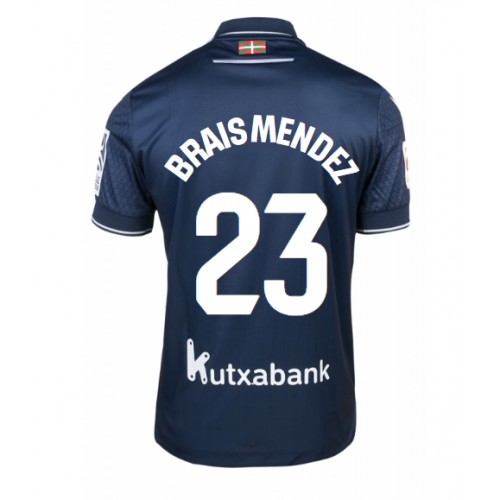 Real Sociedad Brais Mendez #23 Gostujuci Dres 2023-24 Kratak Rukav